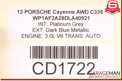 11-18 Porsche Cayenne 958 Rear Differential Diff Axle Carrier 4460310090 OEM