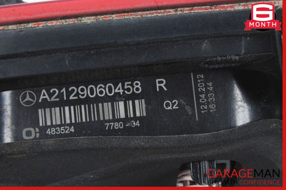 10-13 Mercedes W212 E350 E400 E550 Inner Tail Light Lamp Rear Right Side OEM
