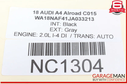 17-24 Audi A4 Allroad Rear Left Driver Side Spindle Knuckle Hub w/ Disc Rotor OEM