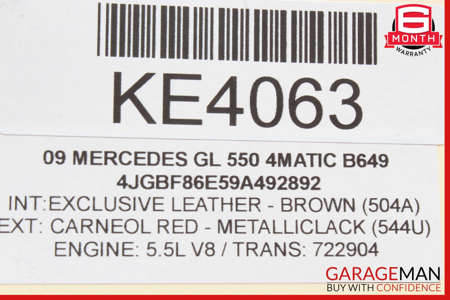 06-12 Mercedes X164 GL550 ML350 ML550 Keyless Go Controller Module Unit OEM