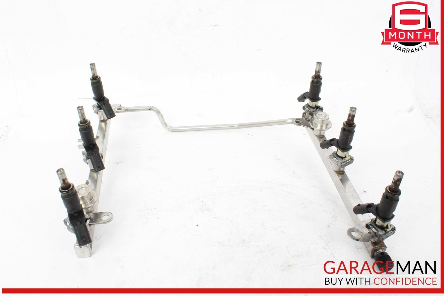 05-12 Mercedes W164 ML350 E350 SLK300 Fuel Injector Rail w/ Fuel Injectors OEM