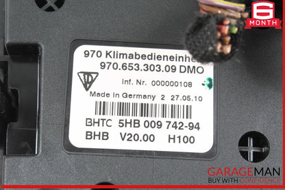 10-16 Porsche Panamera 970 AC A/C Climate Control Heater Switches 97065330309