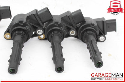 05-13 Mercedes W212 E350 Wagon GLK350 M272 Ignition Coil Spark Plug Set of 6 Pc OEM