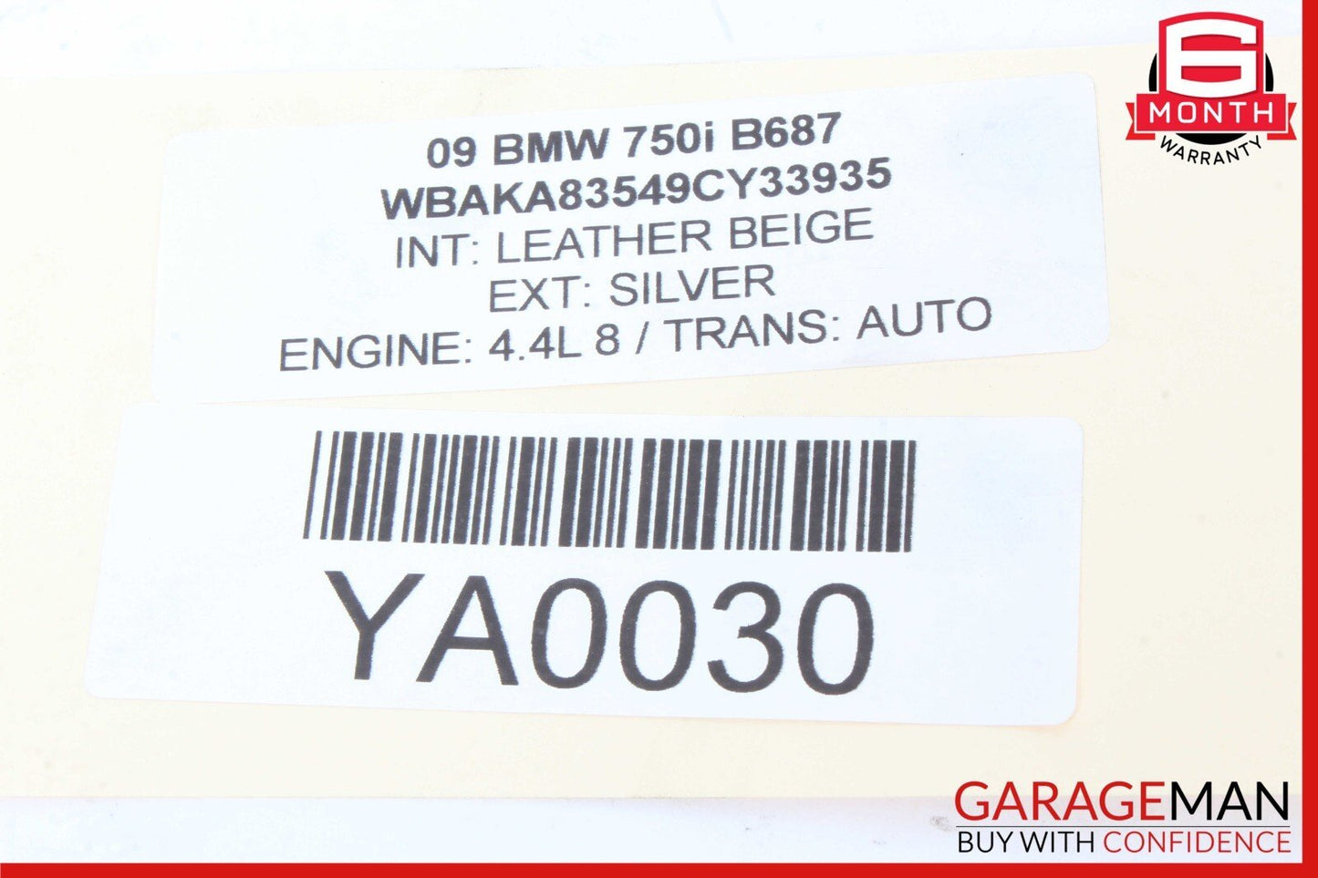 09-12 BMW 750i 750Li Rear Tailgate Lid Lock Latch Actuator Motor OEM