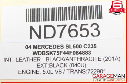 03-08 Mercedes R230 SL500 SL55 E55 AMG SBC ABS Anti Lock Hydraulic Brake Pump