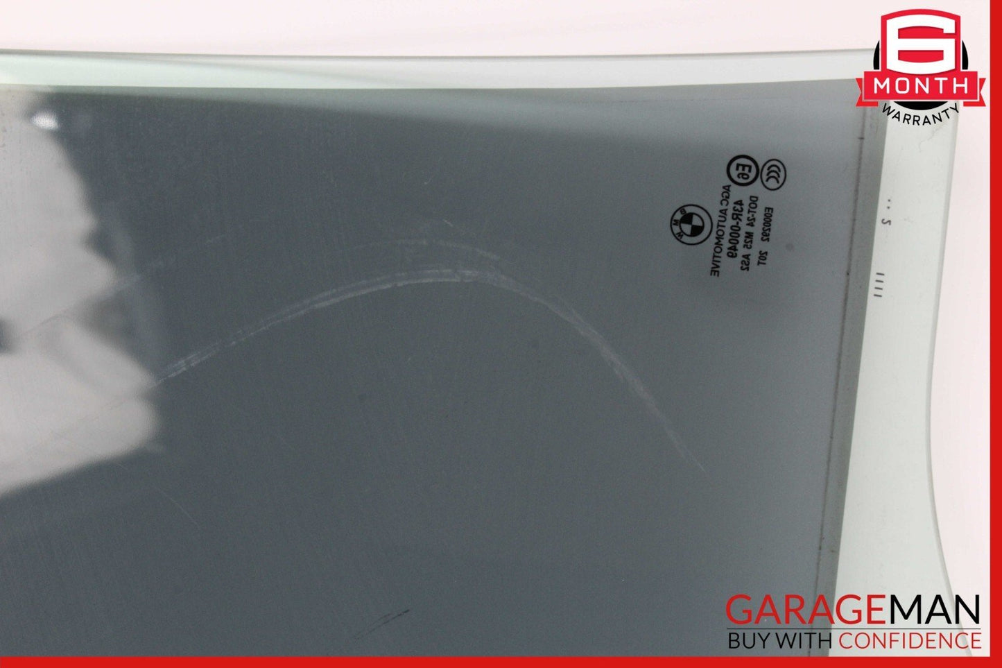 11-16 BMW 525i 535i 550i Rear Left Door Window Glass OEM