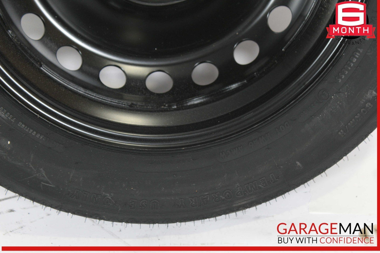 08-14 Mercedes W204 C250 C300 Emergency Spare Tire Donut Wheel Rim 125 90 16"