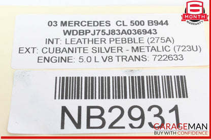 00-06 Mercedes W215 CL500 ML500 Voice Command Control Module Unit OEM