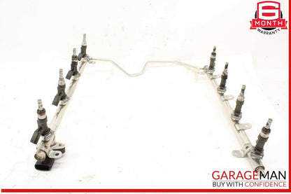 07-15 Mercedes CLS63 AMG W219 Fuel Injector Rail w/ Injectors 1560701895