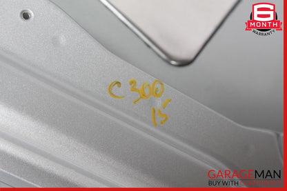 15-20 Mercedes W205 C300 Front Right Passenger Side Exterior Door Shell Silver