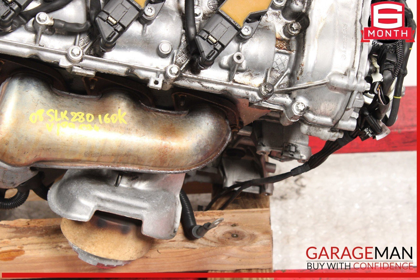 06-11 Mercedes R171 SLK280 C300 Engine Motor Block Assembly 3.0L M272 RWD 160k