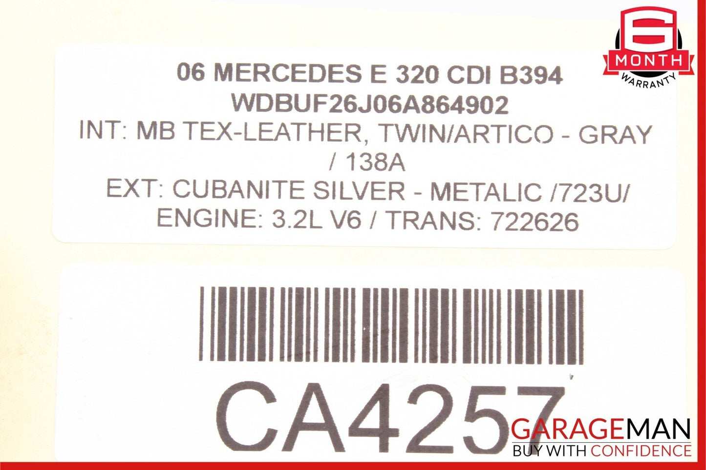 03-09 Mercedes W211 E320 E550 Front Right Side Door Window Regulator Motor OEM