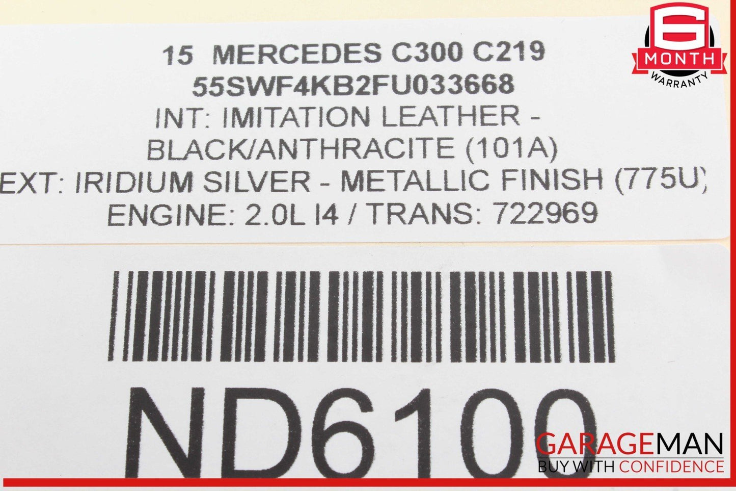 15-18 Mercedes W205 C300 C400 C350e Rear Trunk SAM Control Module Unit OEM