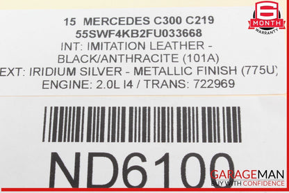 15-18 Mercedes W205 C300 C400 C350e Rear Trunk SAM Control Module Unit OEM