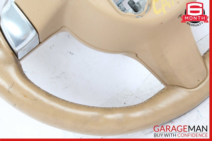 11-14 Porsche Cayenne 958 Steering Wheel w/ Paddle Shifters Beige OEM