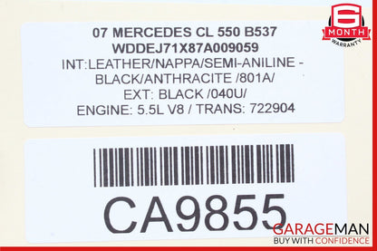 07-14 Mercedes W216 CL550 CL63 AMG Headlight Support Bracket Left Side OEM