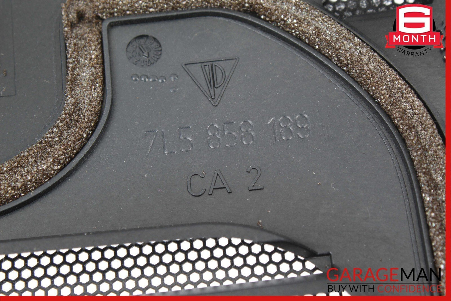 03-06 Porsche Cayenne Turbo Upper Center Dash Speaker Vent Grille Trim Panel OEM