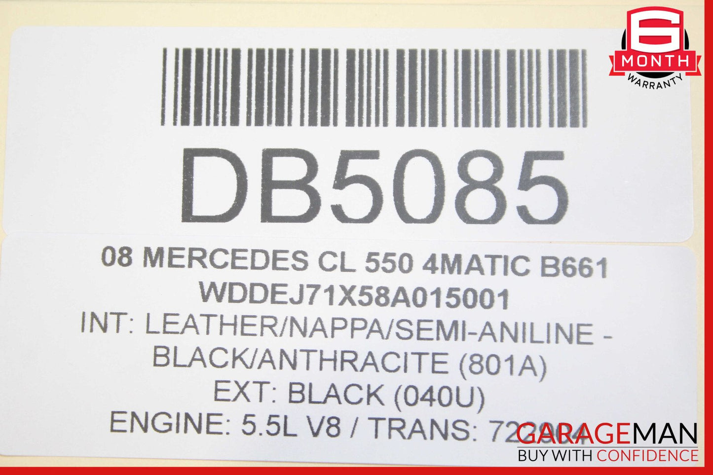 07-10 Mercedes W216 CL550 Front Right Side Interior Door Panel Trim Cover Assy