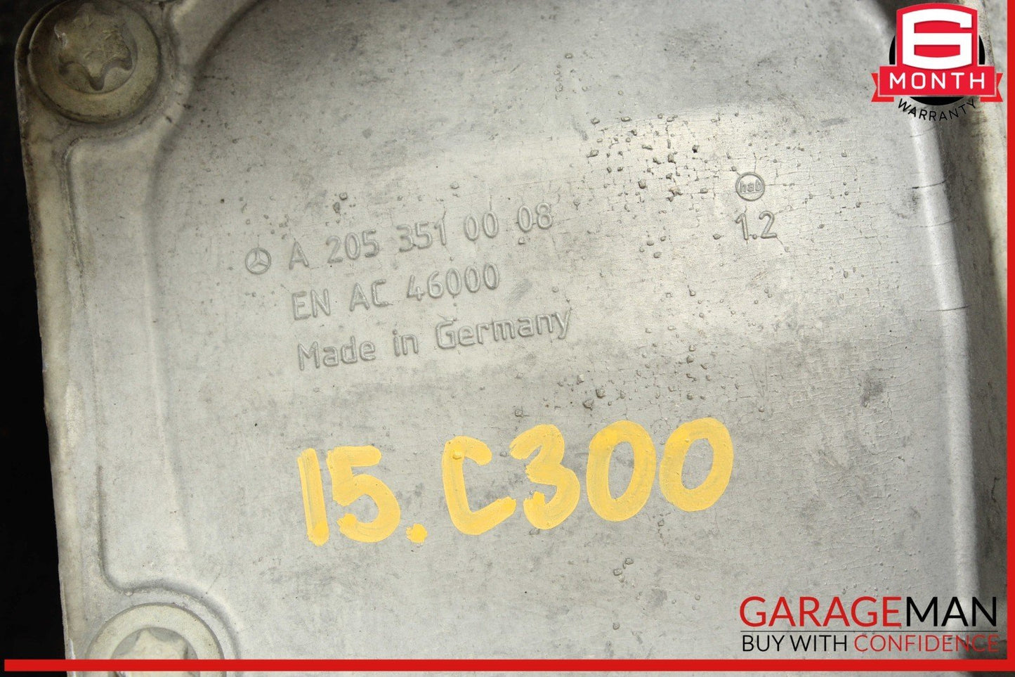 15-17 Mercedes W205 C300 2.0L RWD Rear Differential Diff Axle Carrier OEM