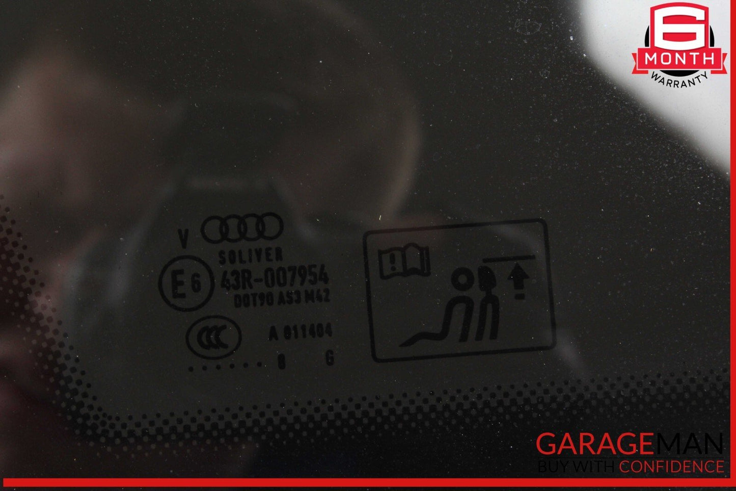 17-24 Audi Q7 Rear Left Driver Side Quarter Window Glass 4M0845297B OEM