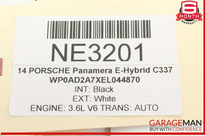 10-16 Porsche Panamera 970 E-Hybrid Glove Box Storage Compartment w/ Knee Airbag