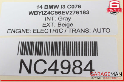 14-21 BMW i3 I01 i8 I12 F85 X5 X6 Roof Console Dome Light Switch Lamp OEM
