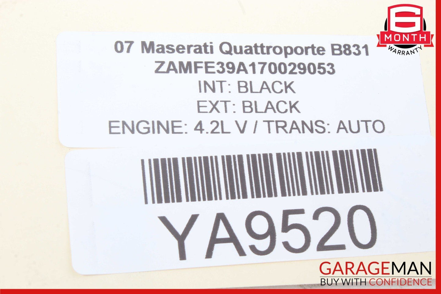 03-08 Maserati Quattroporte M139 Bose Audio Amplifier Amp 190939 OEM