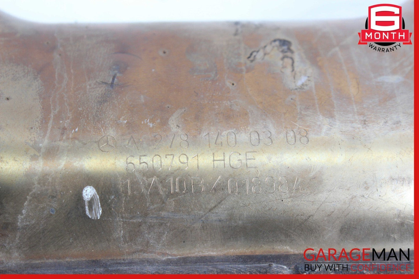 11-14 Mercedes W216 CL550 S550 4.7L Front Left Side Engine Exhaust Pipe OEM