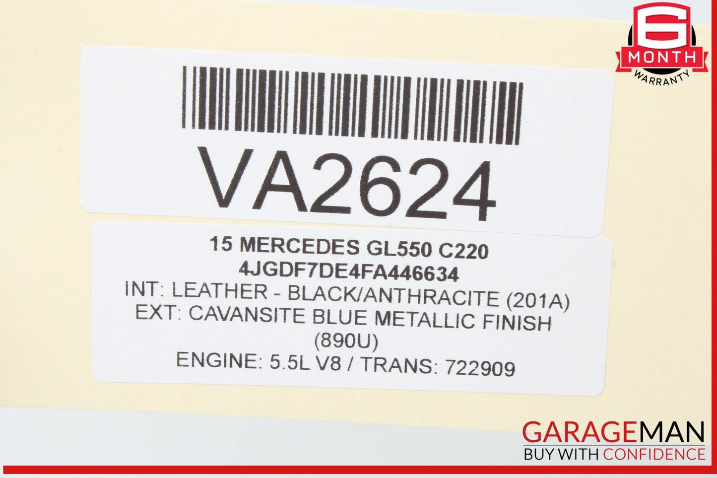 13-19 Mercedes X166 GL550 GL450 Rear SAM Module Control Unit Signal Acquisition