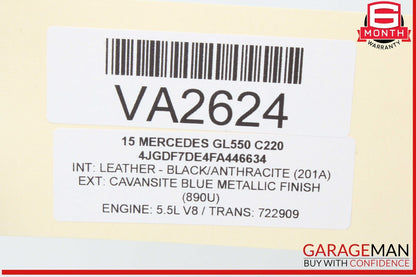 13-19 Mercedes X166 GL550 GL450 Rear SAM Module Control Unit Signal Acquisition