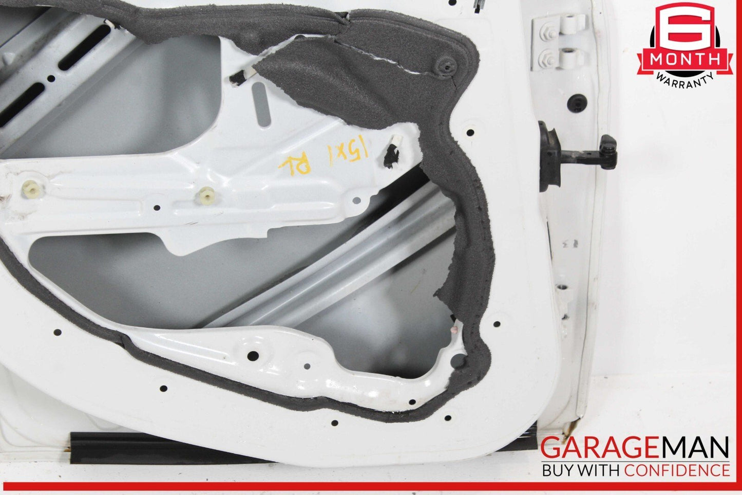 12-15 BMW X1 Rear Left Driver Side Door Shell White OEM