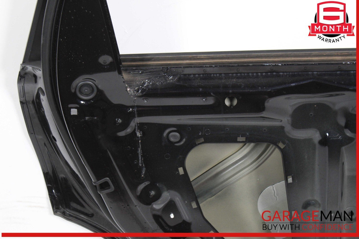 17-19 Audi Q7 Rear Left Driver Side Door Shell Black OEM