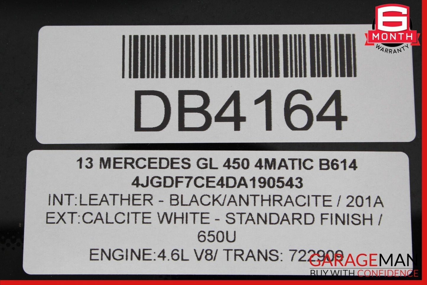 13-16 Mercedes X166 GL450 GL550 Pano Panoramic Sunroof Center Glass 1667800421