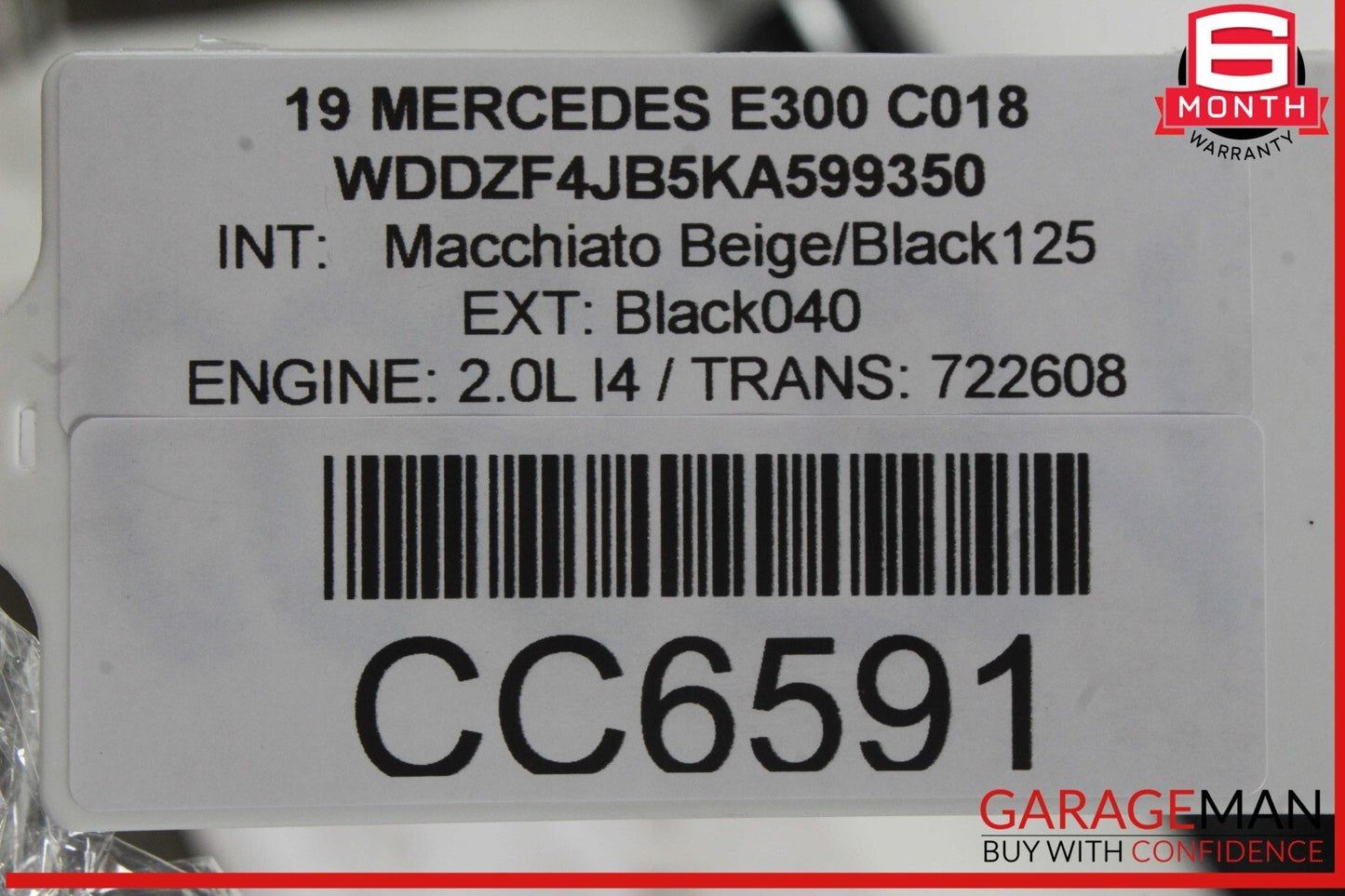 17-19 Mercedes W213 E300 Left Driver Side Skirt Rocker Panel Black OEM