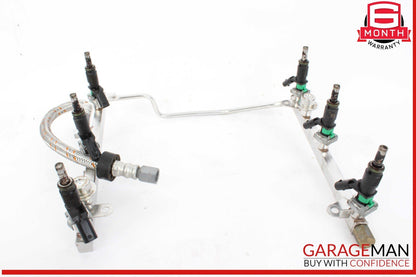 05-12 Mercedes W221 S400 Hybrid SLK300 Fuel Injector Rail w/ Fuel Injectors OEM