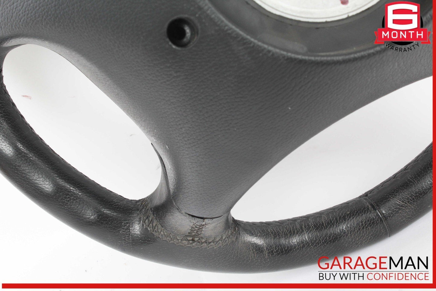 00-03 Mercedes W210 E320 E430 CLK320 4 Spoke Driver Steering Wheel Black OEM