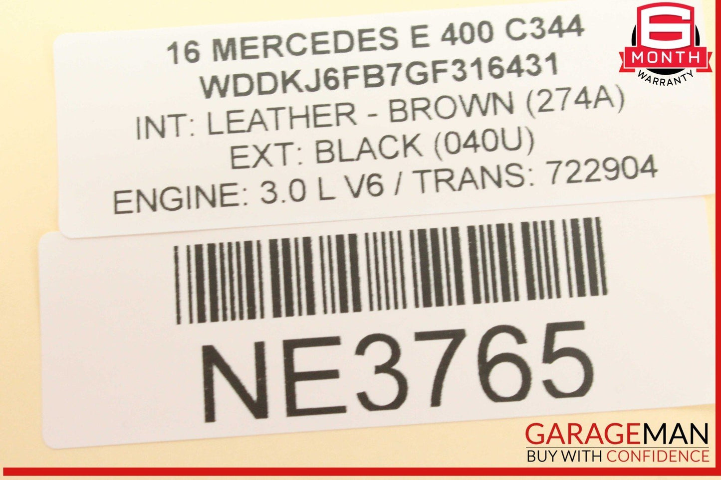 14-17 Mercedes W212 E400 E350 Steering Column Control Switches Clock Spring OEM