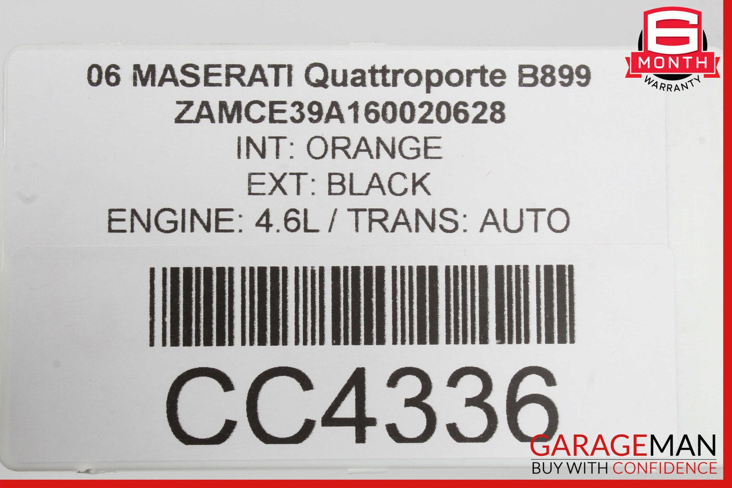 03-08 Maserati Quattroporte M139 Rear Bumper Cover OEM