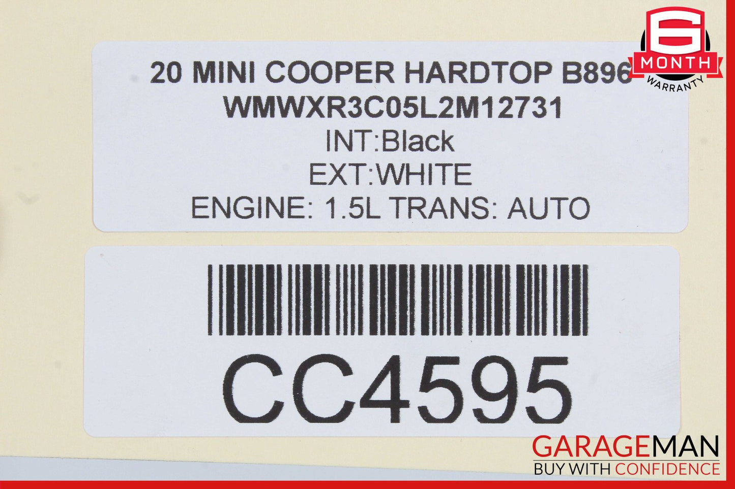 14-21 Mini Cooper Front Left Driver Side Interior Door Panel Trim Cover Assy