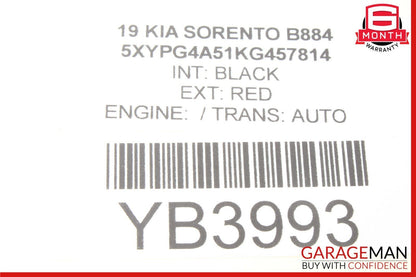 18-20 Kia Sorento Rear Left Suspension Spindle Knuckle & Hub OEM