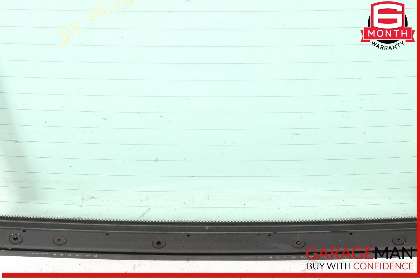 03-12 Mercedes R230 SL500 SL55 AMG Rear Back Windshield Glass Clear OEM