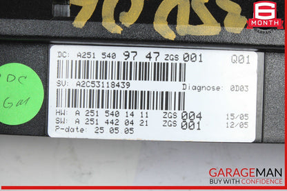 06-07 Mercedes W251 R350 4MATIC Speedometer Instrument Cluster 2515409747 OEM