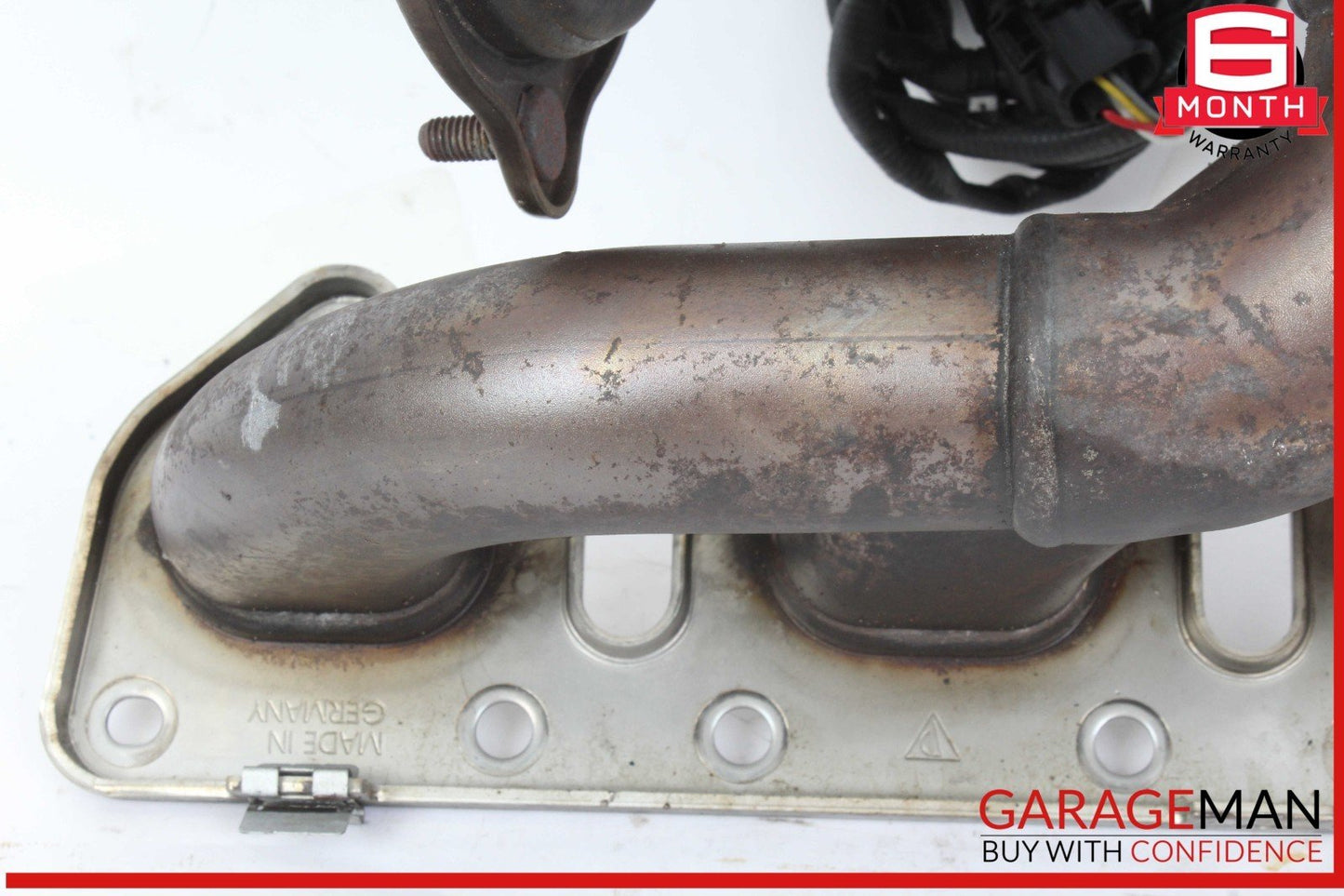 08-14 Porsche Cayenne 957 958 4.8L Left Side Exhaust Manifold Header OEM