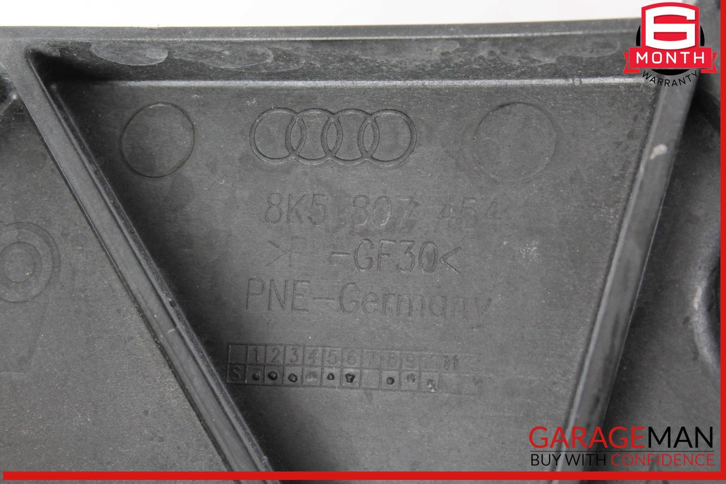 09-12 Audi S4 Rear Left Driver Side Bumper Guide Mounting Bracket OEM