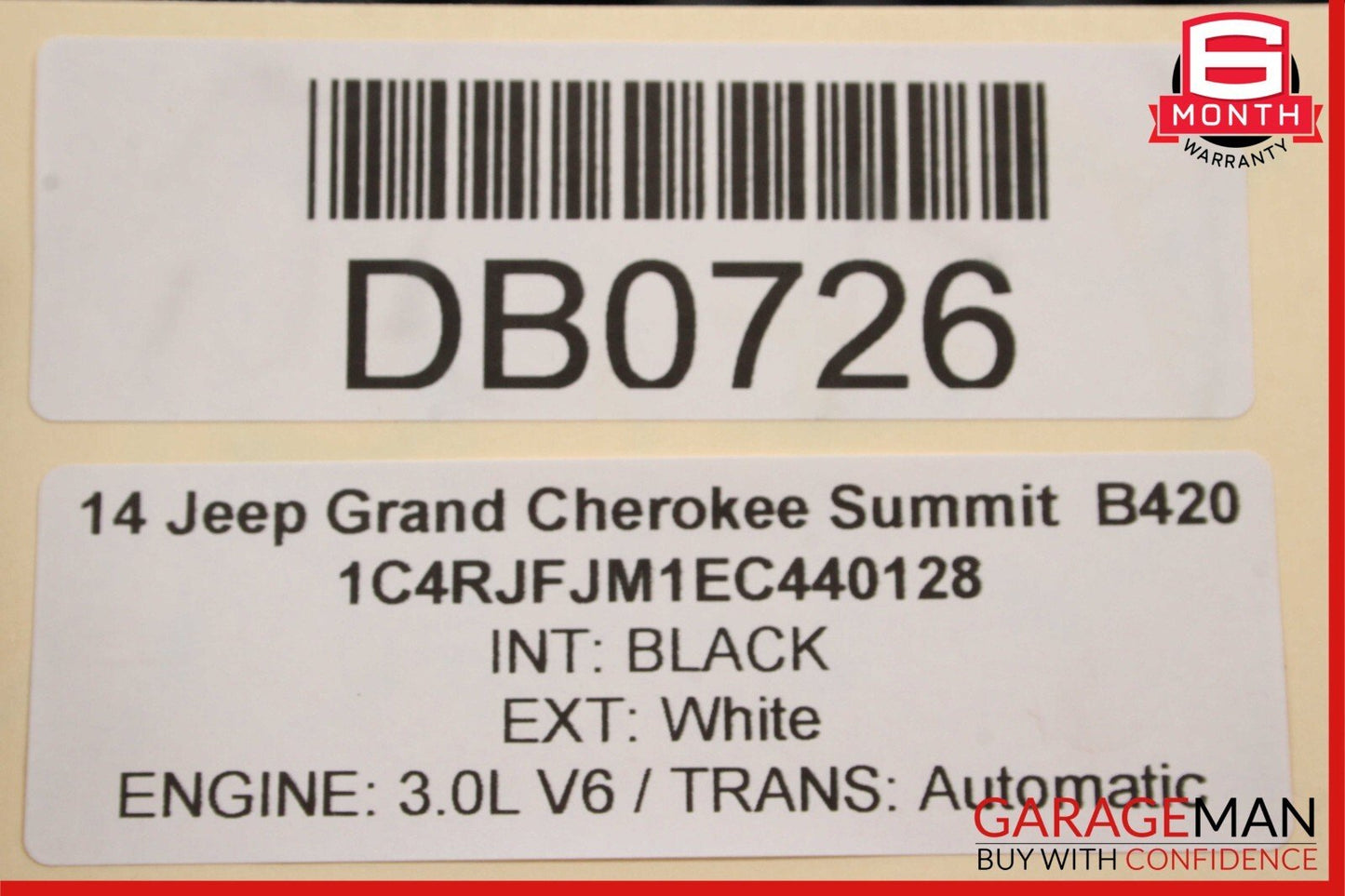 14-18 Jeep Grand Cherokee Front Left & Right Complete Seat Cushion Assembly Set