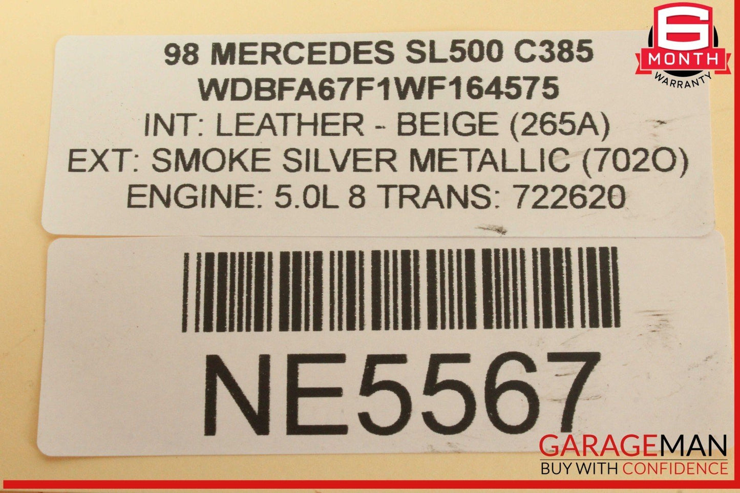 90-99 Mercedes R129 SL500 E420 400SEL Engine Cooling Fan Blade 1192050006 OEM