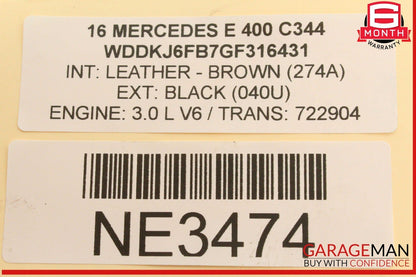 12-18 Mercedes W212 E350 C250 A/C Air Conditioning Compressor 0008302600 OEM