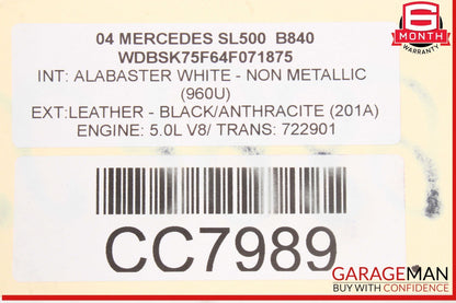 03-06 Mercedes R230 SL500 Power Steering Rack And Pinion 2304600800 OEM
