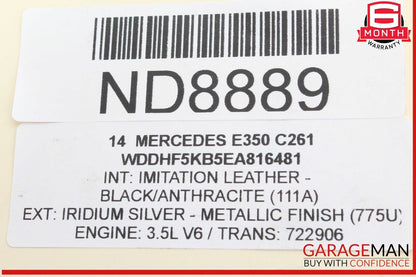 12-18 Mercedes W212 E350 SLK350 Engine Motor Starter Bosch 2769062300 OEM