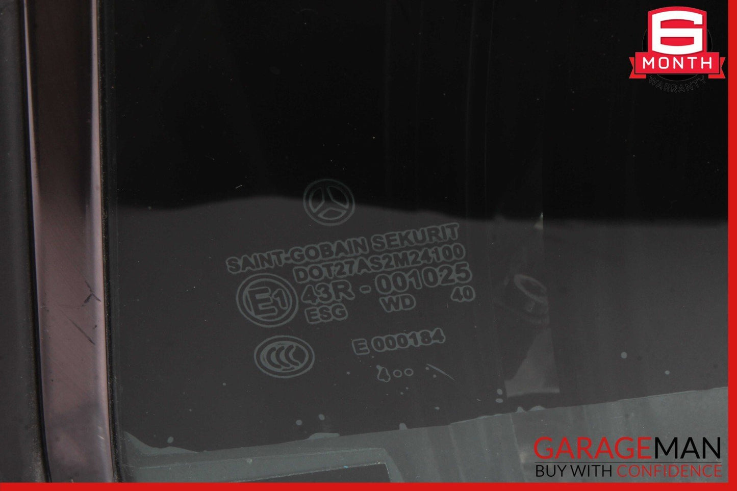 03-12 Mercedes R230 SL500 SL550 Rear Left Window Quarter Glass Regulator OEM